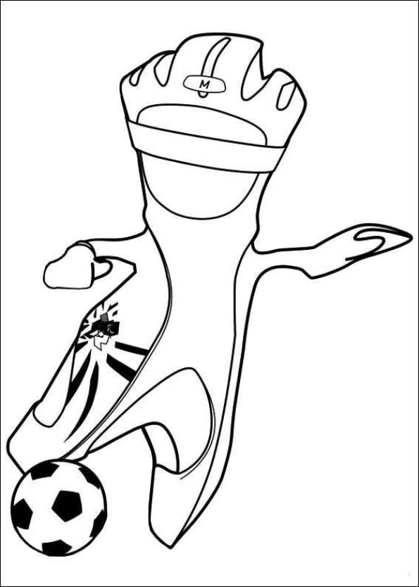 Kids-n-fun.com | Create personal coloring page of soccer coloring page